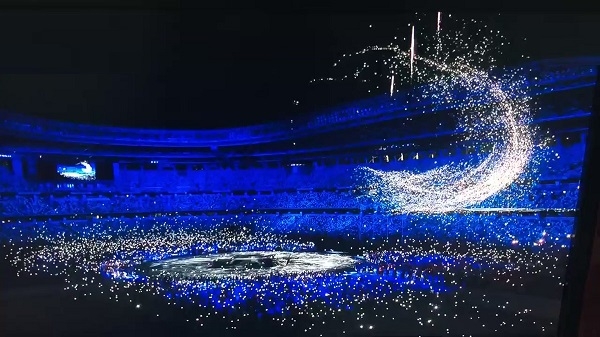 閉会式　東京オリンピック　画像出典：NHK