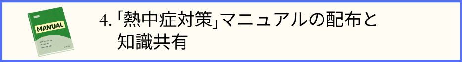 目次No.4のタイトル文とマニュアル書の画像