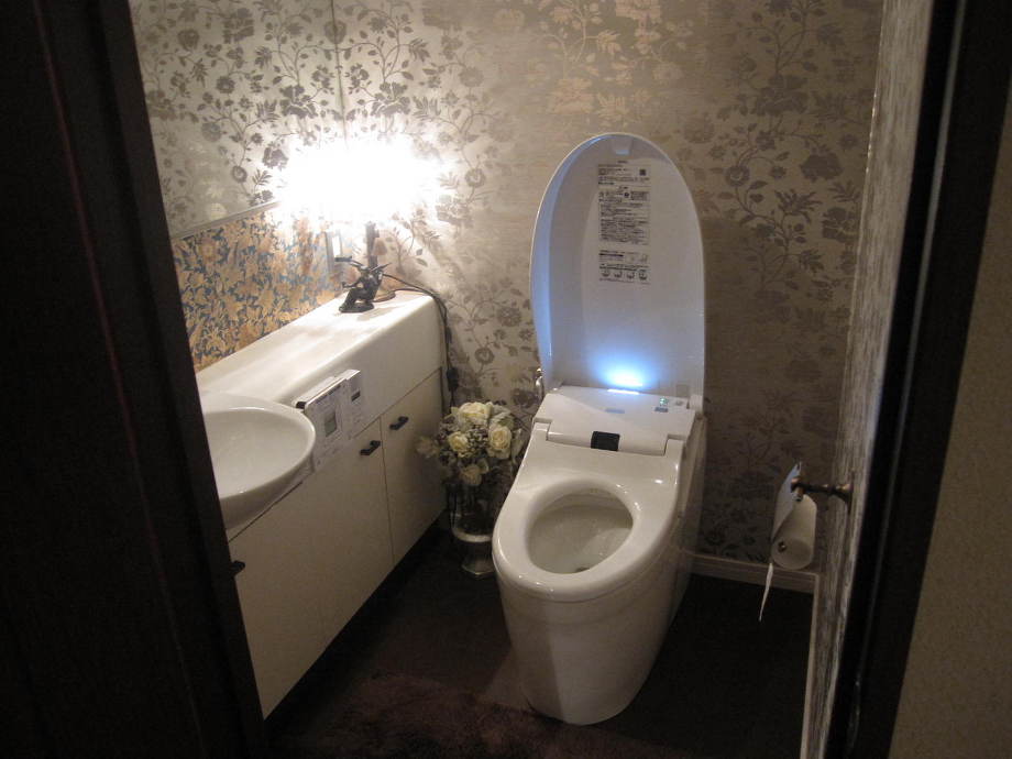 個性溢れる自分好みのお洒落なトイレ　熊本県 熊本市 南区 N様邸